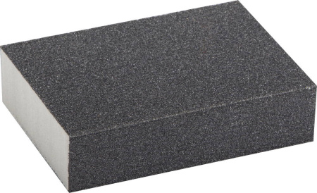 Губка шлифовальная "ЭКСПЕРТ" четырехсторонняя, SiC, средняя жесткость, Р120, 100х68х26 мм ЗУБР