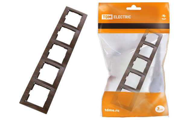 Рамка 5  постовая горизонтальная "ЭКО" (бук) "Таймыр" TDM