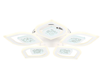 Светильник потолочный светодиодный с пультом FA4292/5 WH белый 120W 3000K+6400K/4200K/6400K+3000K D680*80 (ПДУ ИК) Ambrella Light