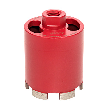 Коронка алмазная для дрелей с микроударом (верхнее пылеудаление) DCH-72MHS Micro Hit Laser M16 Professional EKF