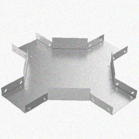 Лоток крестообразный замковый глухой КМЗГ 100х110 УХЛ1, горячее цинкование, S1,0