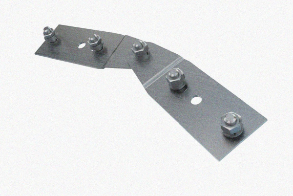 Соединитель шарнирный СШ.ЛМх100 УТ1,5, оцинкованный лист, S1,0