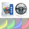 Лента светодиодная 120SMD(5050)/м 11Вт/м 24V 5000*10*1.5мм RGB, LS501 FERON