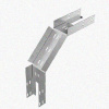 Лоток перфорированный КС 75х50-90 УТ1,5 для поворота трассы вниз на 90, горячее цинкование, S1,5