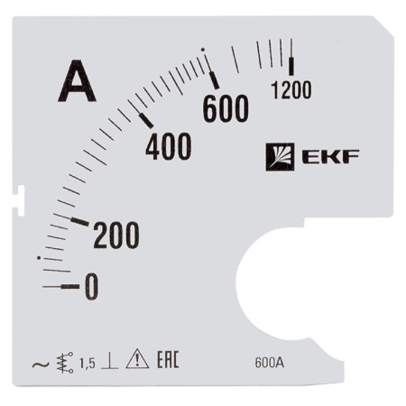 Шкала сменная для A961 600/5А-1,5 PROxima EKF