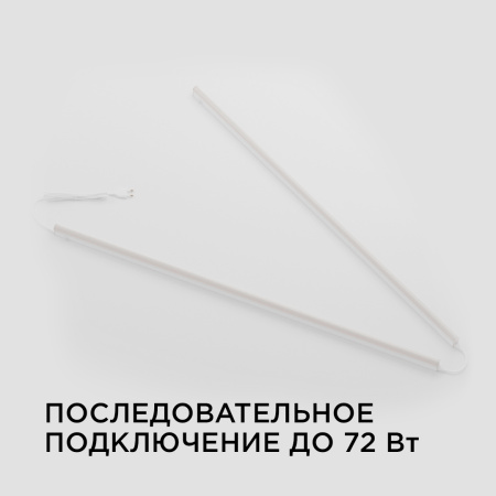14-56 Светильник светодиодный аналог Т5, 16Вт, IP20 , 1360Лм, 6500К, 220В/50Гц, белый, поликарбонат, 1172х22.6х35мм. Apeyron