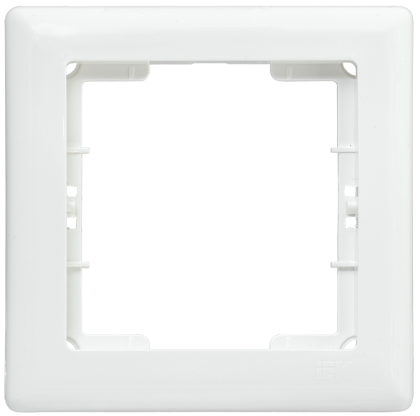 Рамка 1-местная РГ-1-ББ BOLERO белый IEK