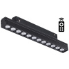 Трековый св-к димм.с ДУ,со сменой цв.темп.IP20 LED 3000~6500К 12W 48V черный FLUM C NOVOTECH