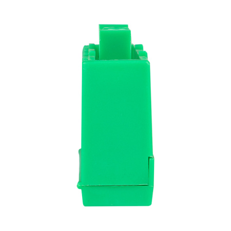 Шина "0" PE (6х9мм) 12 отверстий латунь зеленый изолированный корпус на DIN-рейку PROxima EKF