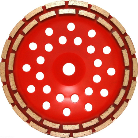 Чашка алмазная 230 Сегментная двухрядная TCW257 Trio-Diamond