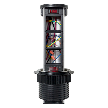 Встраиваемая мини-колонна с беспроводной зарядкой 15Вт, 6 модулей C-Line EKF