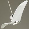 Подвес GU10 1*5W BIRDS белый/хром/стекло C ODEON LIGHT