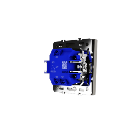 Проходной переключатель встраиваемый Voltum S70 одноклавишный с подсветкой 10А, (кашемир)
