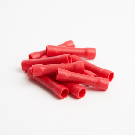 Гильза соединительная изолированная STEKKER LD301-0515 сечение 0,5-1,5 мм², 19A, красный (DIY упаковка 10 шт)