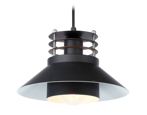 Подвесной светильник в стиле лофт TR8172 BK черный E27 max 40W D203*940 Ambrella Light