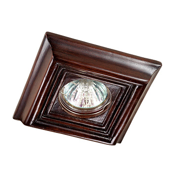 Встр.св-к IP20 GX5.3 50W 12V PATTERN темное дерево NOVOTECH