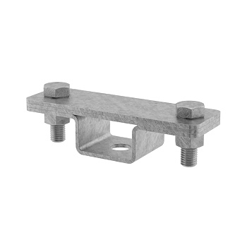 Двухболтовой держатель полосы DKC