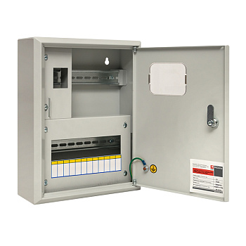 Щит учетно-распред, навесной счетчик на дин-рейку ЩУРн 1/12 (Э) (360х280х110) IP31 PROxima EKF