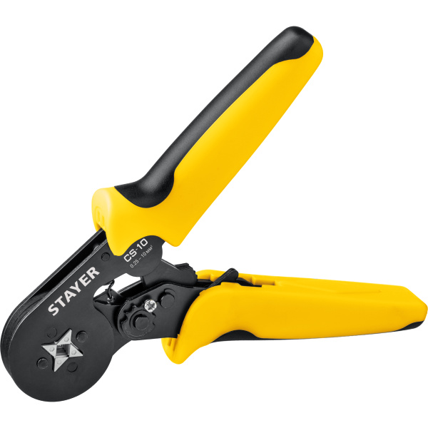 Пресс-клещи CS-10 пдля втулочных наконечников 0.25 - 10 мм.кв, STAYER Professional Пресс-клещи CS-10 пдля втулочных наконечников 0.25 - 10 мм.кв, STAYER Professional