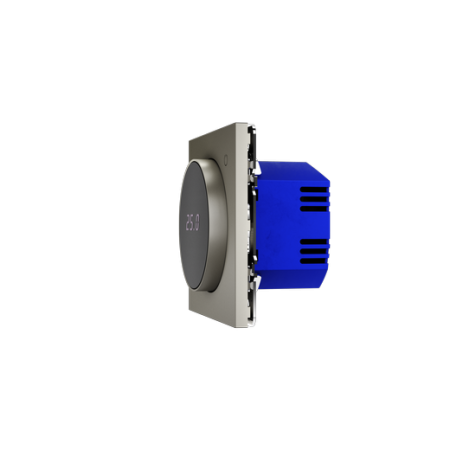 Терморегулятор электронный Voltum S70 с индикацией и датчиком, для теплого пола, (шелк)