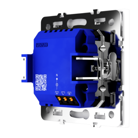 Датчик движения встраиваемый Voltum S70, (белый глянцевый)