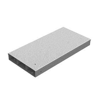 Кабельный короб трехканальный 350х48х3000 (1,2 мм) Ostec