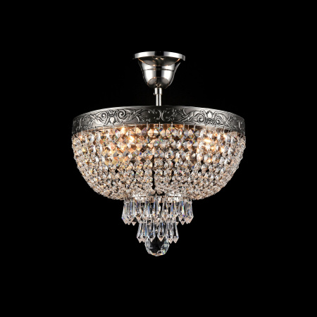 Люстра 4*E27 60Вт Никель Антик IP20 Palace DIA890-CL-04-N Maytoni