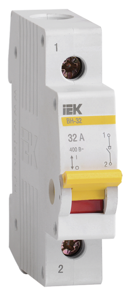 Выключатель нагрузки (мини-рубильник) ВН-32 1Р 32А IEK