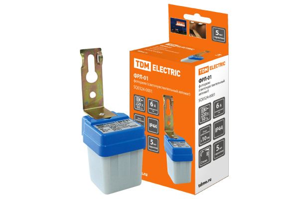 Фотореле ФРЛ-01 10лк 6А, TDM Фотореле ФРЛ-01 10лк 6А, TDM