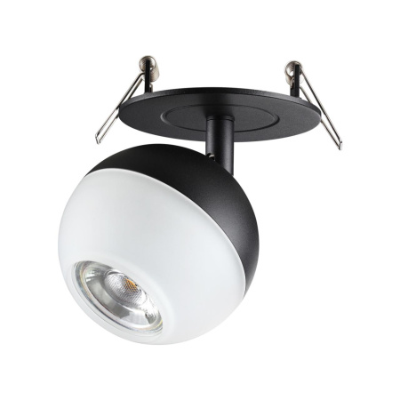 Св-к встр.IP20 GU10 9W 220V GARN черный NOVOTECH