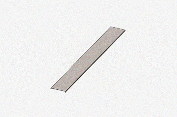 Крышка несущего лотка КНЛ40-П2,87 УХЛ1, оцинкованный лист S1,5