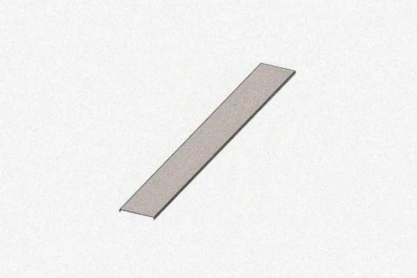 Крышка несущего лотка КНЛ40-П2,87 УХЛ1, оцинкованный лист S1,5