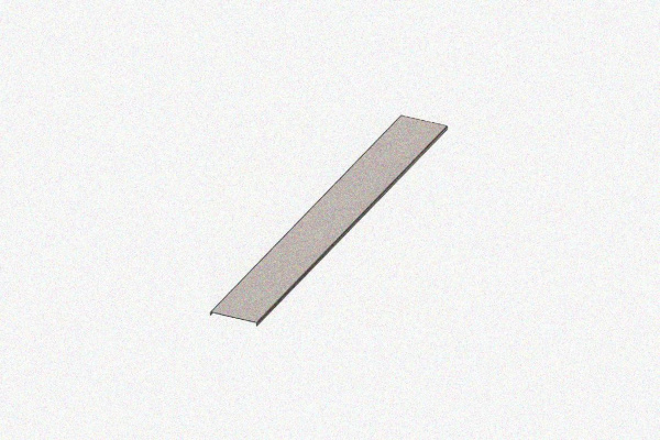 Крышка лотка КЛ 300 УТ1,5, горячее цинкование, S0,8