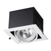 Встр.карданный св-к IP20 LED 4000К 24W 100-265V GESSO белый/черн NOVOTECH