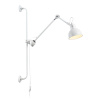 Бра на кронштейне Е14 1*40W ARTA белый ODEON LIGHT