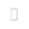 Рамка пластиковая Voltum S70 на 1 пост, (белый глянцевый)