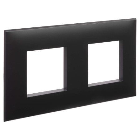 Рамка "Avanti", "Черный матовый", 2 поста (4 мод.) DKC