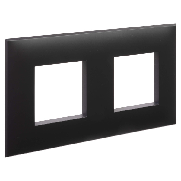 Рамка "Avanti", "Черный матовый", 2 поста (4 мод.) DKC
