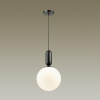 Подвес E27 1*40W (тип лампы СВЕЧА ) 220V OKIA черный/белый ODEON LIGHT