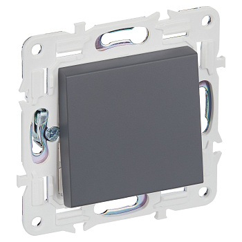 SKANDY Выключатель 1-клавишный перекрестный 10А SK-V03T титан IEK