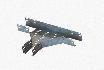 Лоток тройниковый перфорированный ОТ 100х50 У3, окрашенный, S1,0