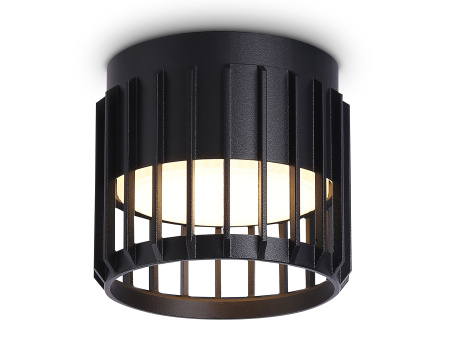 Накладной светильник со сменной лампой TN71155 BK черный GX53 D100*80 Ambrella Light