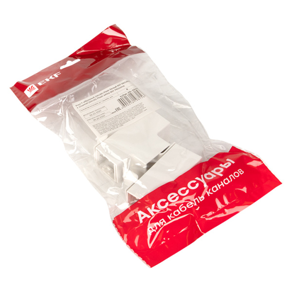 Угол T-образный (25х25) (4 шт) белый EKF-Plast