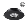 Св-к встр.влагозащ.IP44 GU10 50W 220V AQUA черный NOVOTECH
