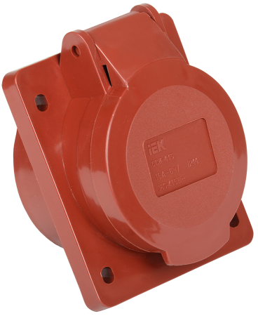 Розетка стационарная скрытая ССИ-415 3Р+Е+N 16А 380-415В IP44 IEK