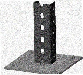 Стойка напольная (потолочная) СНП1960 УХЛ1,горячее цинкование, S2,5