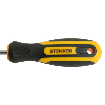 Отвертка крестовая STEKKER Pz 2 х 100 мм, Cr-V, SDM-PZ2-100