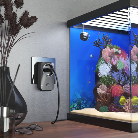 Умная розетка черный матовый IP20 (a054336) Elektrostandard