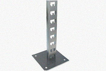 Стойка кабельная напольная одинарная К1171х1400 УТ1,5 горячее цинкование, L1400