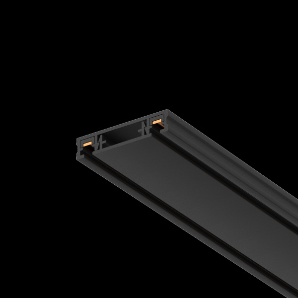 Шинопровод накладной 2000мм Черный Magnetic track system Radity TRX084-112B Technical